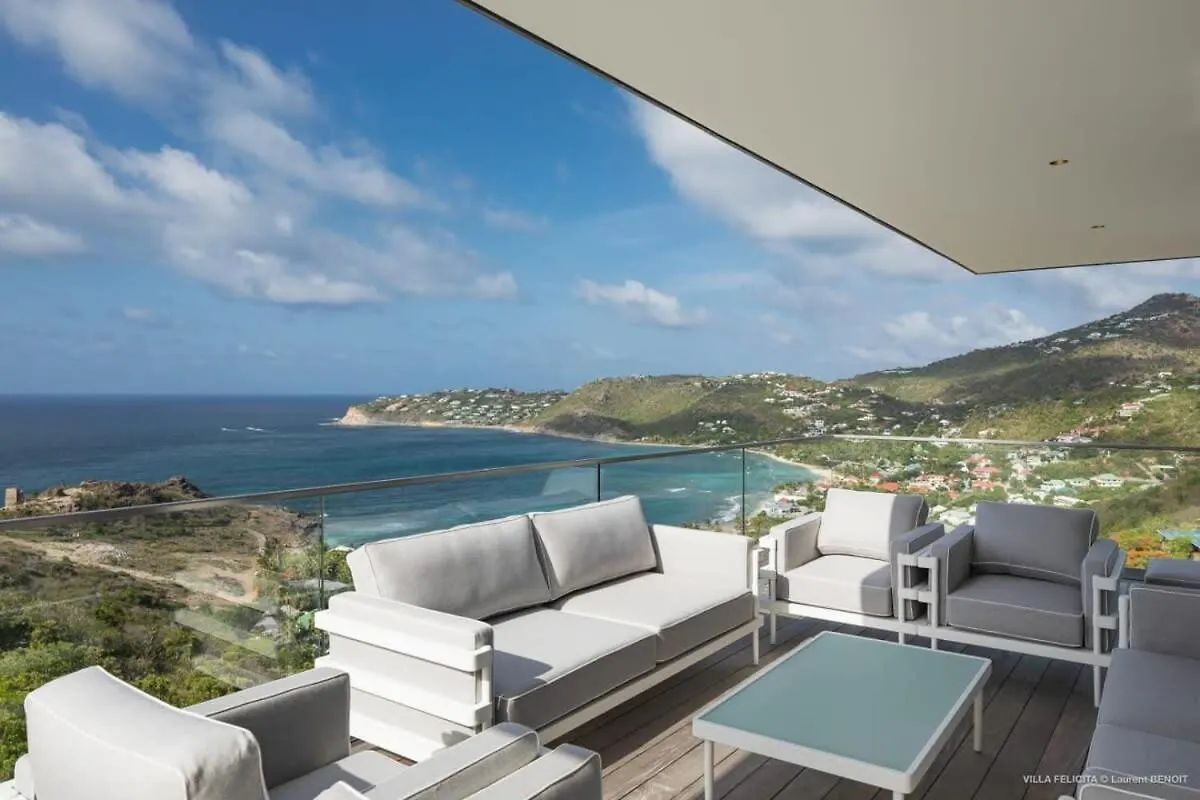 On A Hill Side Villa With Superb Amenities St. Barthelemy St. Barthélemy